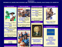 Tablet Screenshot of muziek-info.nl